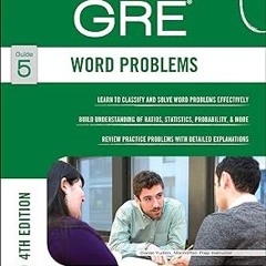[Pdf]$$ GRE Word Problems (Manhattan Prep GRE Strategy Guides) READ B.O.O.K. By  Manhattan Prep