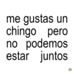 Me Gustas Un Chingo Pero No Podemos Estar Juntos