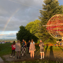 Kollektiv Milchstrasse Enceladus - trippy rainbow morning