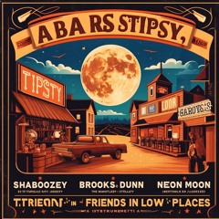 Shaboozey Vs Brooks & Dunn Vs. Garth Brooks - A Bar Song(Tipsy) (VDJ JD 3 Way Country Mashup)