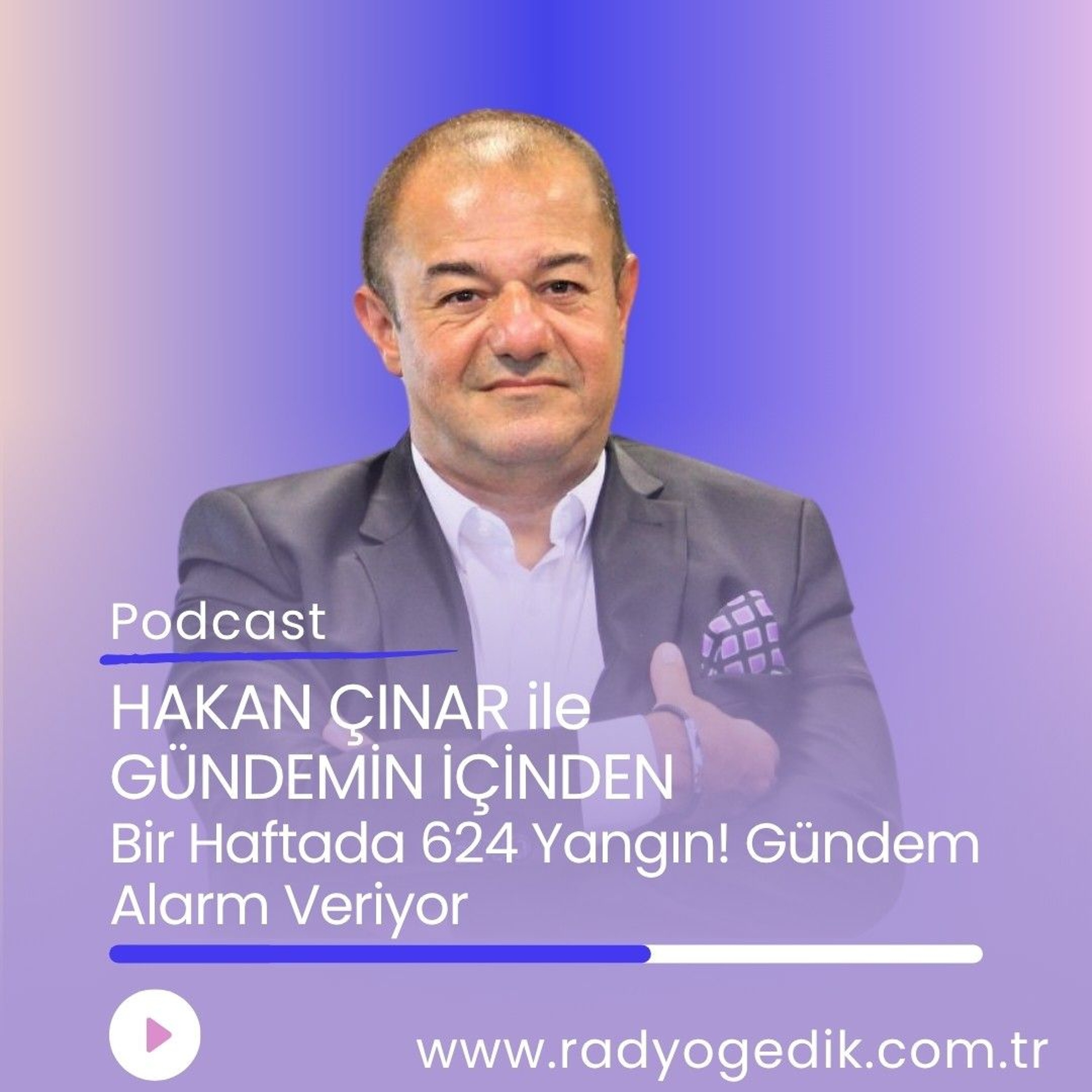 HAKAN ÇINAR İLE GÜNDEMİN İÇİNDEN -Bir Haftada 624 Yangın!Gündem Alarm Veriyor episode artwork