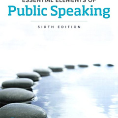 [Read] PDF ✅ Essential Elements of Public Speaking (6th Edition) by  Joseph A. DeVito