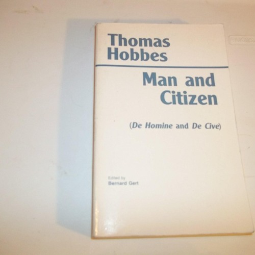 PDF✔read❤online Man and Citizen: (De Homine and De Cive) (Hackett Classics)