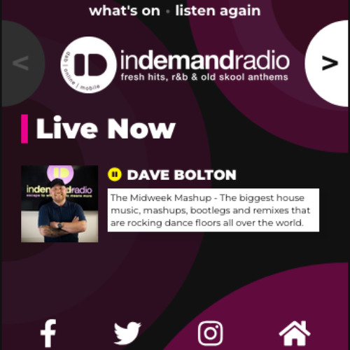 In Demand Radio playing my Brothers & Sisters and Set You Free remixes back2back