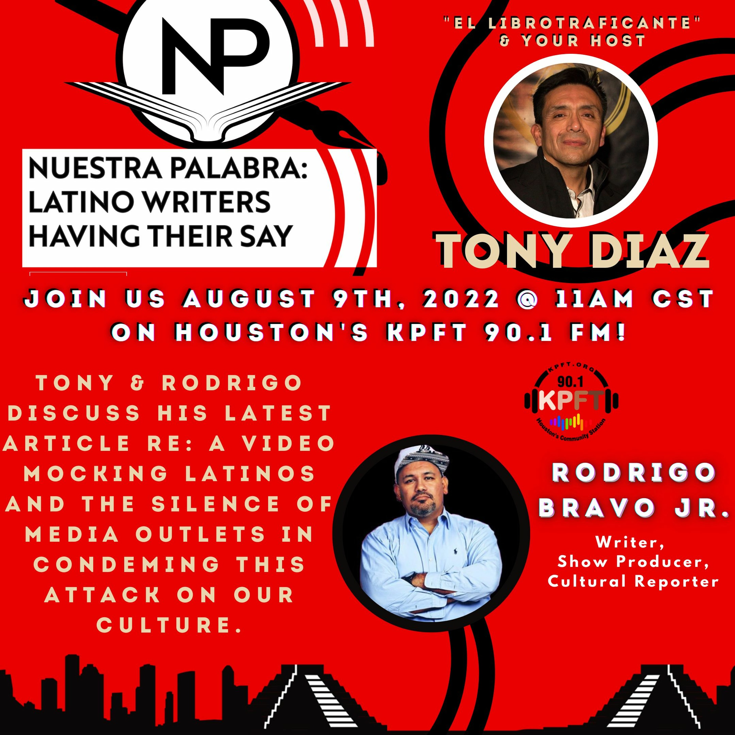 Nuestra Palabra: Latino Writers Have Their Say w/ Tony Diaz