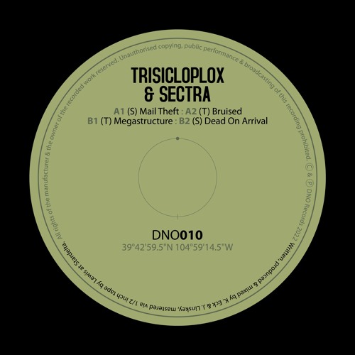 DNO010 - DIGITAL BONUS - Trisicloplox & Sectra - For The Dead In Their Shrouds