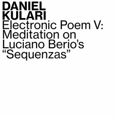 Electronic Poem V (Meditation on Luciano Berio's "Sequenzas")