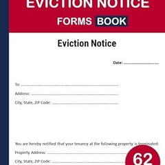 Read✔ ebook✔ ⚡PDF⚡ eviction notice forms Book: 62 Forms, 8.5 x 11 inches, 129 Pages