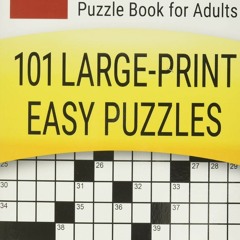 PDF/READ Funster Crossword Puzzle Book for Adults: 101 Large-Print Easy Puzzles