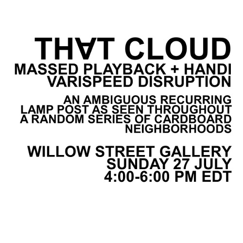 MASSED PLAYBACK + HANDI VARISPEED DISRUPTION