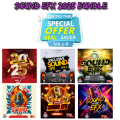 DJ TAY WSG - SOUND EFX 2025 BUNDLE VOL.1 - 6 (SAVE MORE)