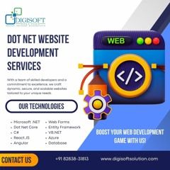 Get Dot Net Development Services From Expert Developers | Digisoft Solution