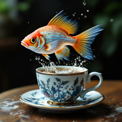 Fish is jumping