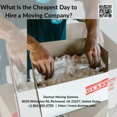 What is the cheapest day to hire a moving company