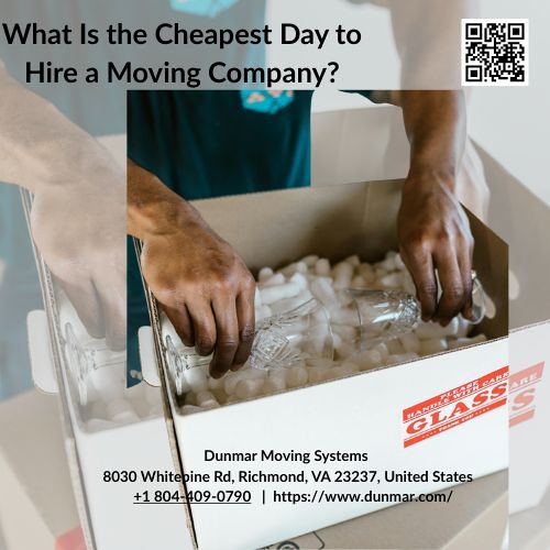 What is the cheapest day to hire a moving company