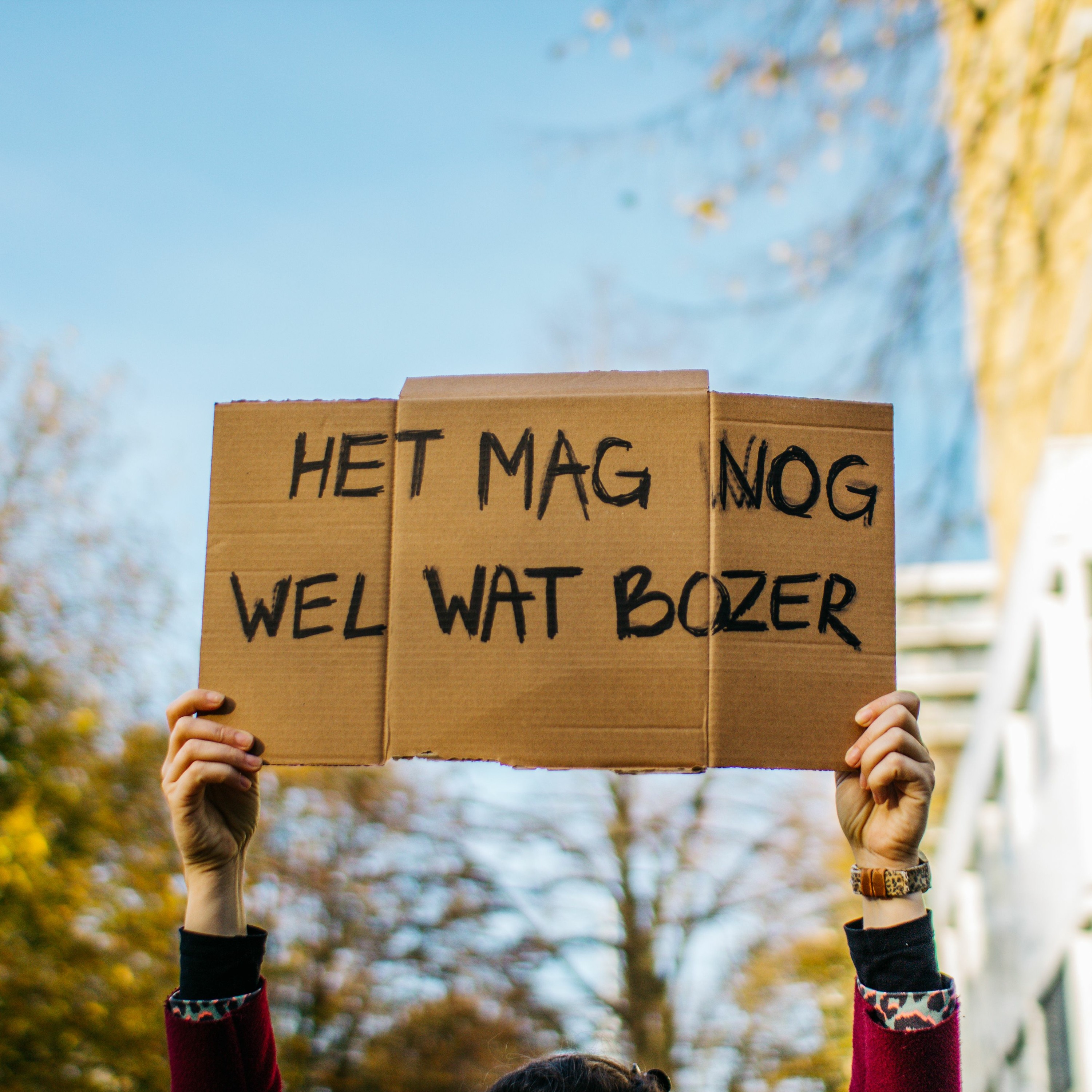 Het mag nog wel wat bozer