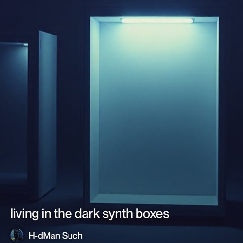 living in the dark synth boxes.