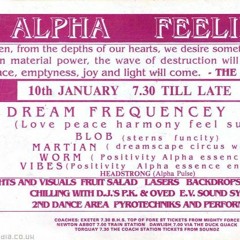 Alpha Feeling - The Warehouse Plymouth - 1992