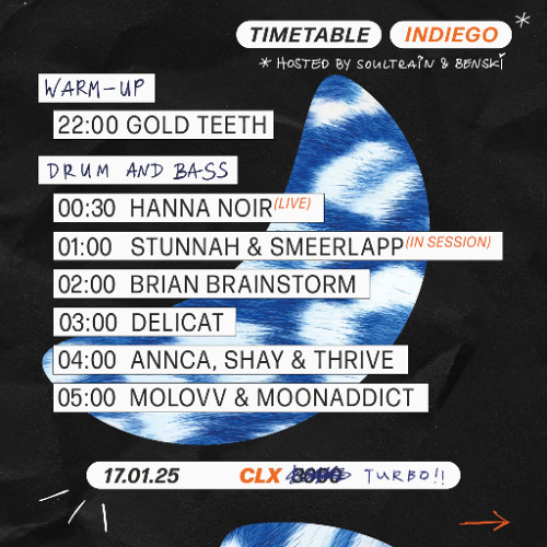 Gold Teeth at CLX TURBO (17.01.25, Indiego Glocksee, Hannover)