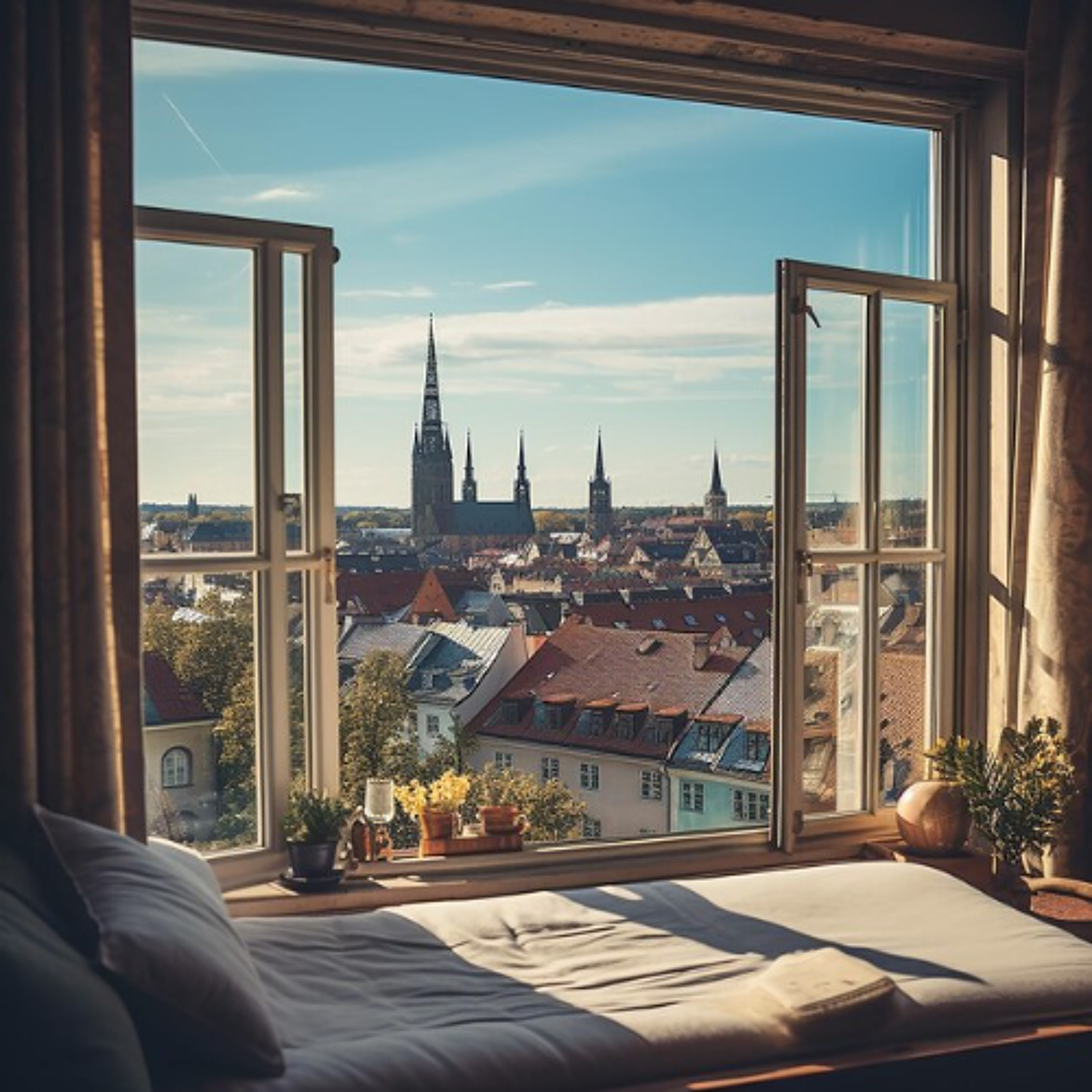 Hver dag skinner solen ind