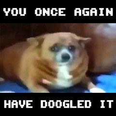 YOU ONCE AGAIN HAVE DOOGLED IT