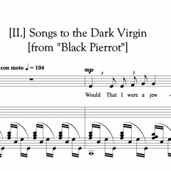 Songs To The Dark Virgin - Florence Price - Karaoke/Piano Accompaniment