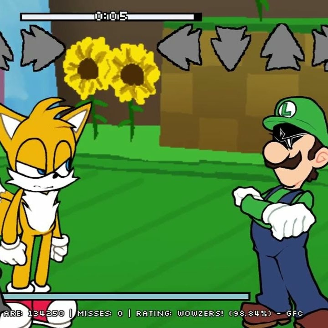 Tails Rival Stream Unlikely Rivals - Tails Vs Luigi FNF Cover by Egghead Ind ...