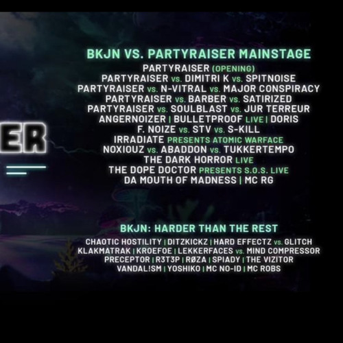 BKJN VS PARTYRAISER 2024 BLACKLIGHT WARM UP MIX BY OFFENDER