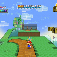 lineland road - super paper mario