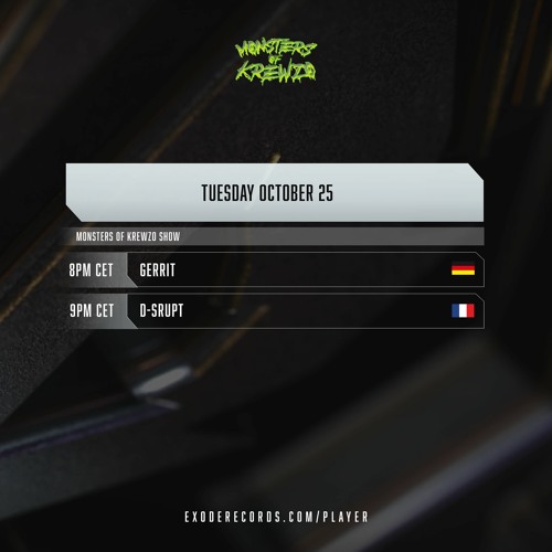 GERRIT - Monsters Of Krewzo Show 25.10.22