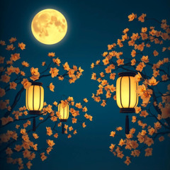 中秋夜的月光
