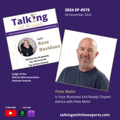 2024 EP575 Is Your Business Exit Ready? Expert Advice with Pete Mohr