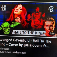 avenged sevenfold- Hail to the king - cover by halocene ft.cole roland