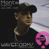 Montw Guest Mix - Waveforms FRISKY Radio - July 2025 DJ mix artwork - Electronic music tracklist cover image