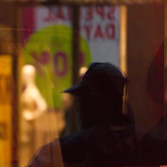 The hiding man