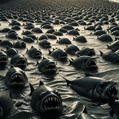 MAN EATING PIRANHA TSUNAMI