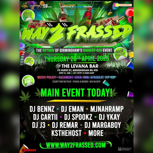 WAY2FRASSED AFTER PARTY LIVE AUDIO AFRO/AMAPIANO SET MIXED BY DEEJAY J3 , HOSTED BY EMAN & YKAY!