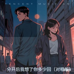 分开后我想了你多少回 (对唱版)