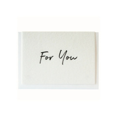 For You