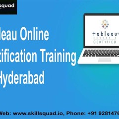 Tableau Online Training Courses In Hyderabad India