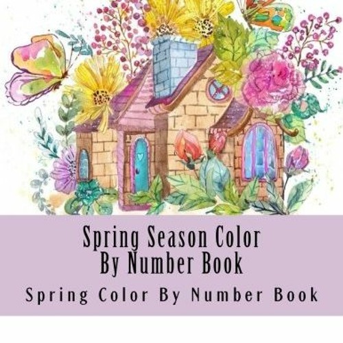 Color By Numbers Coloring Book for Adults Nice Little Town