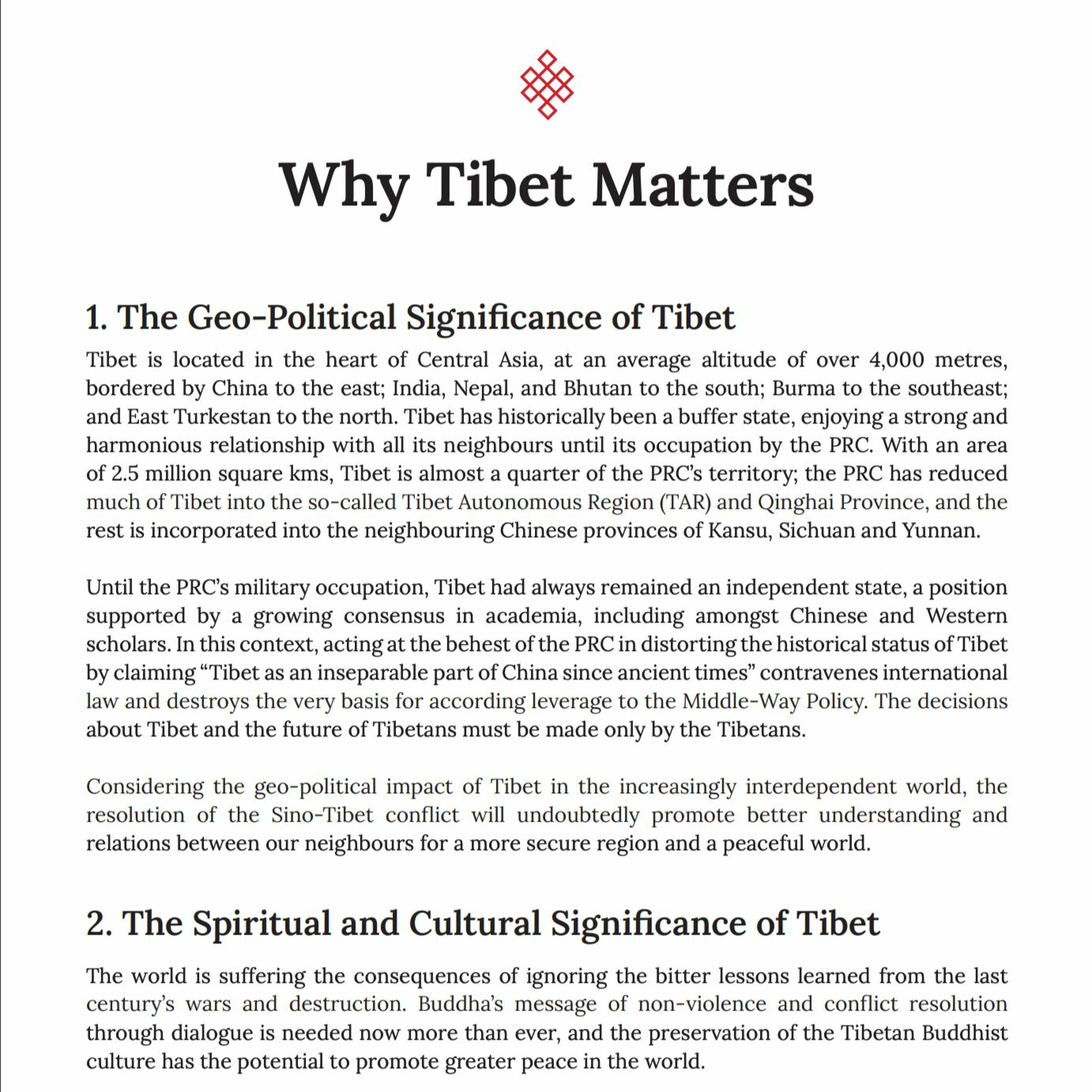 Securing Tibet’s Future: A Vision Paper (Part-1 Why Tibet Matters?) episode artwork