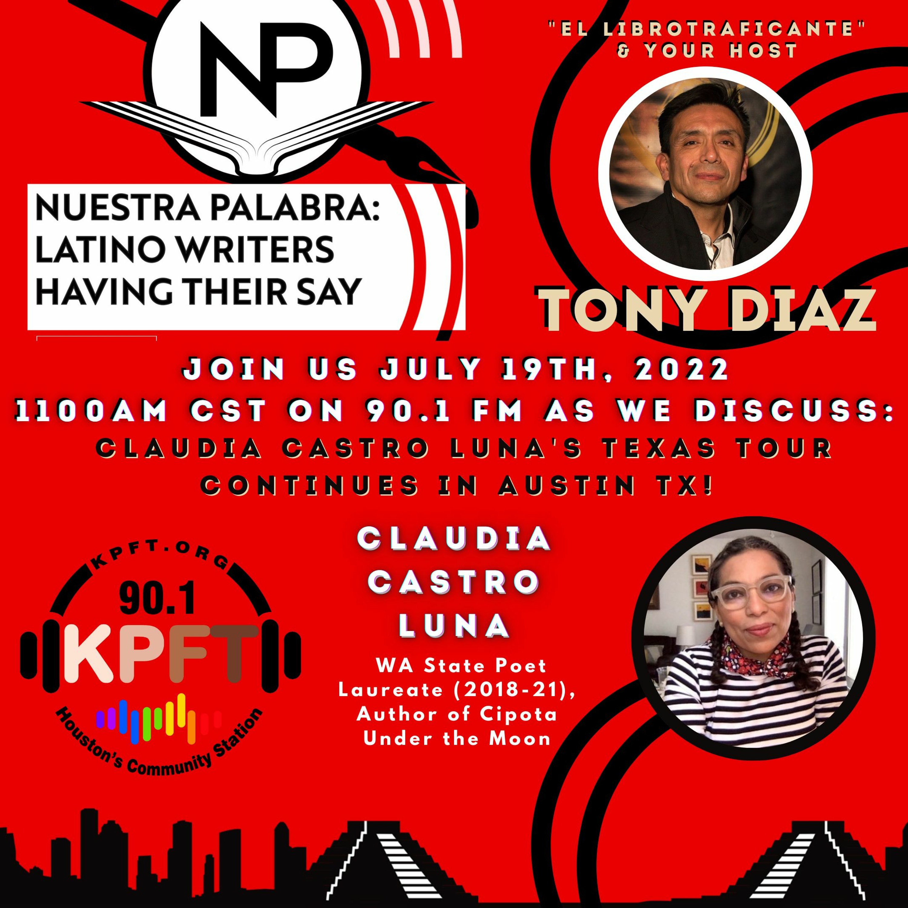 Nuestra Palabra: Latino Writers Have Their Say w/ Tony Diaz