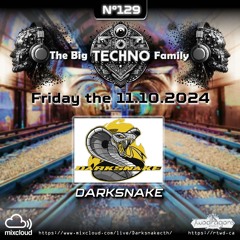 THE BIG TECHNO FAMILY 129 "Darksnake Live Techno" Radio TwoDragons 12.10.2024