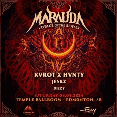 Marauda Voyage Of The Slayer Tour Support Set @ Temple Ballroom