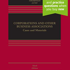 [Get] EBOOK 📋 Corporations and Other Business Associations: Cases and Materials [Con