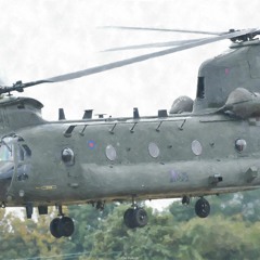 Chinook CH47 helicopter - takeoff