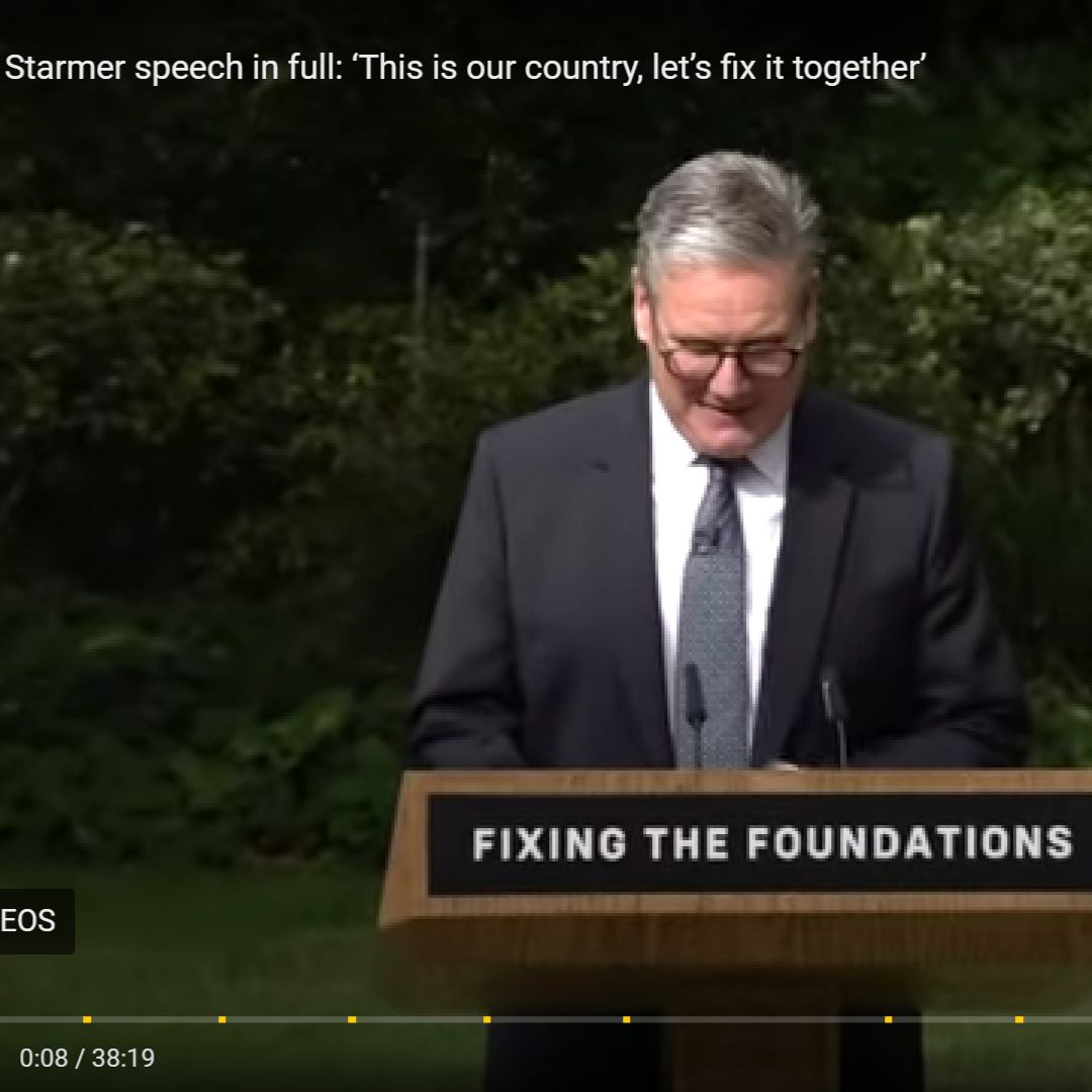 Starmer promises to fix Britain