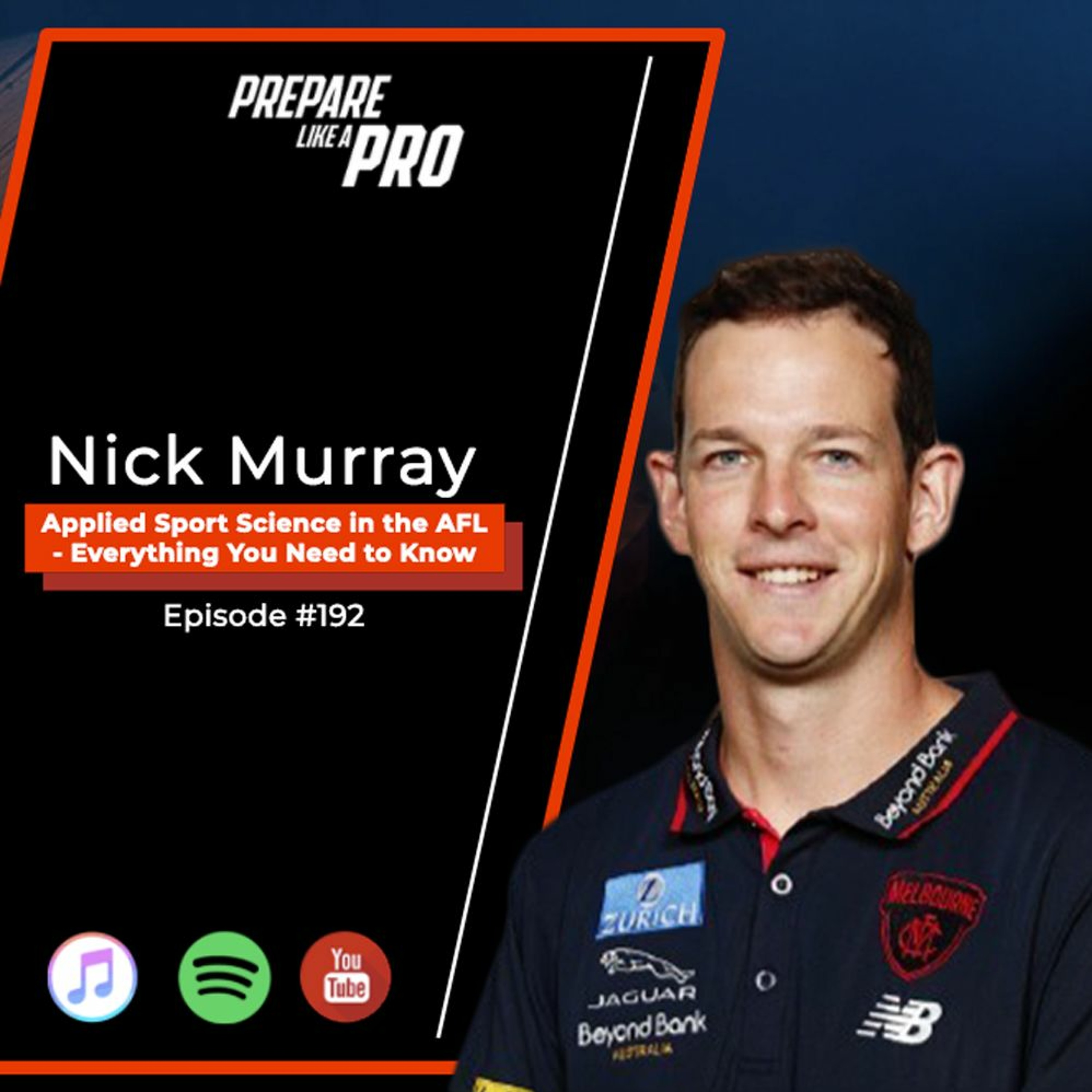 #192 - Nick Murray, Applied Sport Science in the AFL - Everything You Need to Know episode artwork