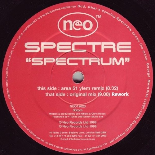 Spectrum - Spectre (Koen Mertens Rework)